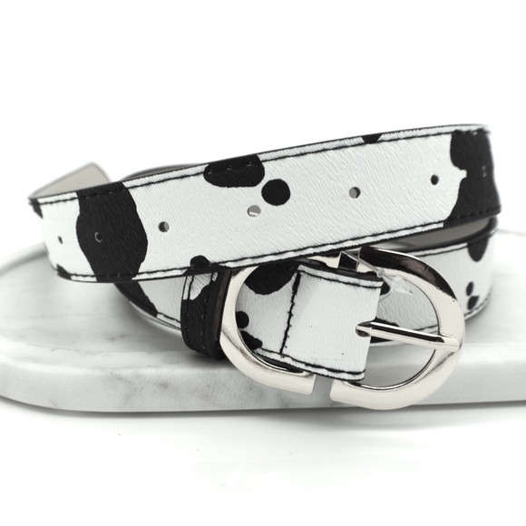Cow Pattern- 38" Plus sizet Belt new - Picture 2 of 2
